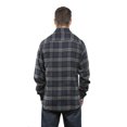 thumbnail image 3 of Burnside Men's Plaid Flannel Shirt - B8210, 3 of 4
