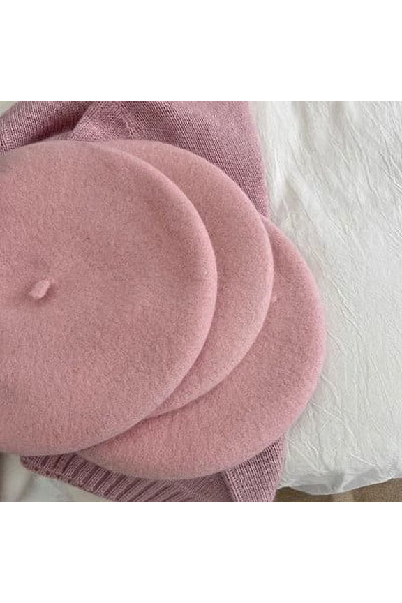 Japanese Fashion Wool Belle Hat, Fashionable Artist Hat, Thickened And Warm In Autumn And Winter, Showcasing Face With Small Pumpkin Hat, Women's Trend