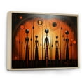 thumbnail image 2 of Designart "African Tribal flow V" African Tribal Floater Framed Wall Art Print, 2 of 7
