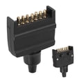 thumbnail image 4 of Trailer Plug, Flat Connector Durable ABS Wearproof Black Australian Standard  For Trucks  RV Boats, 4 of 8