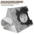 thumbnail image 2 of FORMRS A4 Clipboard Folder with Pen Holder Horizontal Foldable School Office Binder, Black Moon, 2 of 9