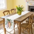 thumbnail image 6 of Easter Table Runner, Carrots Cotton Linen Kitchen Table Decoration Washable Dining Tabletop Runners for Home Party Decor 18x72 Inches, 6 of 9