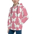 thumbnail image 2 of KLL Unisex Kids Boys Girls Hooded Pocket Pullover Hoodies-Butterfly 2, 2 of 5