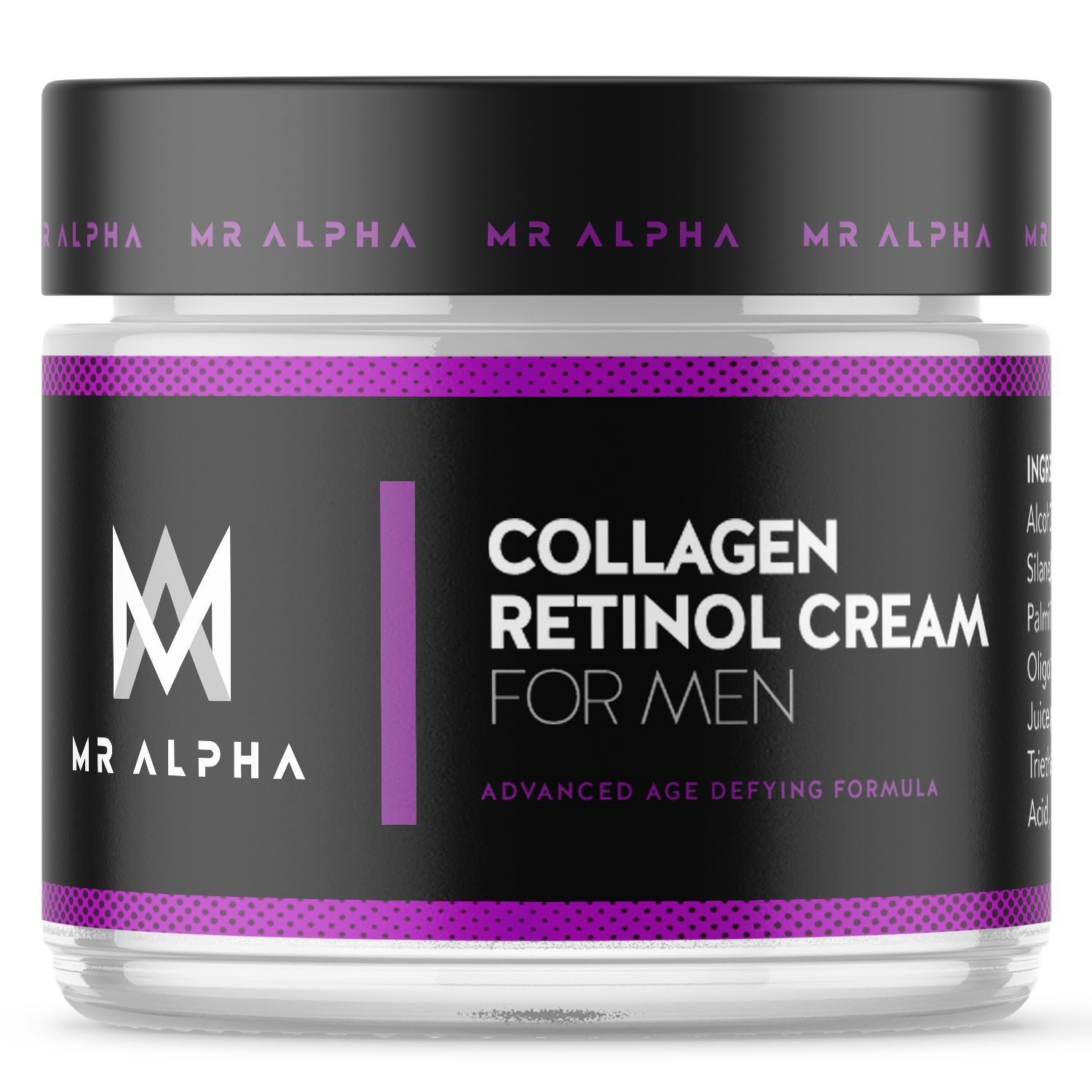 MR ALPHA Collagen Retinol Face Cream Anti Aging Moisturizer for Men, 30ml - image 1 of 3