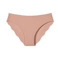 thumbnail image 4 of yunLCZ Women's Cotton Underwear High Waist Underwear For Women No Show Solid Sexy Soft Traceless Low Breathable Underwear Wasit Hipster Brief Panties for Ladies, 4 of 4