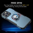 thumbnail image 4 of FIEWESEY for iPhone 13 Pro 6.1 Inch Case, Anti-Scratch Shockproof Case 360 Degree Rotation Finger Ring Holder Kickstand [Work with Magnetic Car Mount] for iPhone 13 Pro 6.1 Inch(Navy), 4 of 6