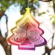 thumbnail image 3 of Wind Espiral Adornos Wind Catcher Colgante Decoración Arco Iris Colgante Regalo 3D Degradado de color kusrkot Hilanderos, 3 of 8