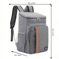 thumbnail image 2 of 1pc New Large Capacity Insulation Backpack, Meal Bag, Portable Hand Ice Bag, Outdoor Picnic Bag, Waterproof Bento Bag, Commuter Students Lunch Bag, Leakproof Backpack, Multifunctional Outdoor Bag, 2 of 5