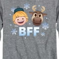 thumbnail image 3 of Disney Emoji - Kristoff Sven - Toddler And Youth Long Sleeve Graphic T-Shirt, 3 of 5
