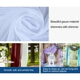 thumbnail image 4 of YAOMOBB Toile de Fond en Tulle Pailleté Ensemble de Rideaux Résistant à la Décoloration Décoration pour Événements Extérieurs, 4 of 7