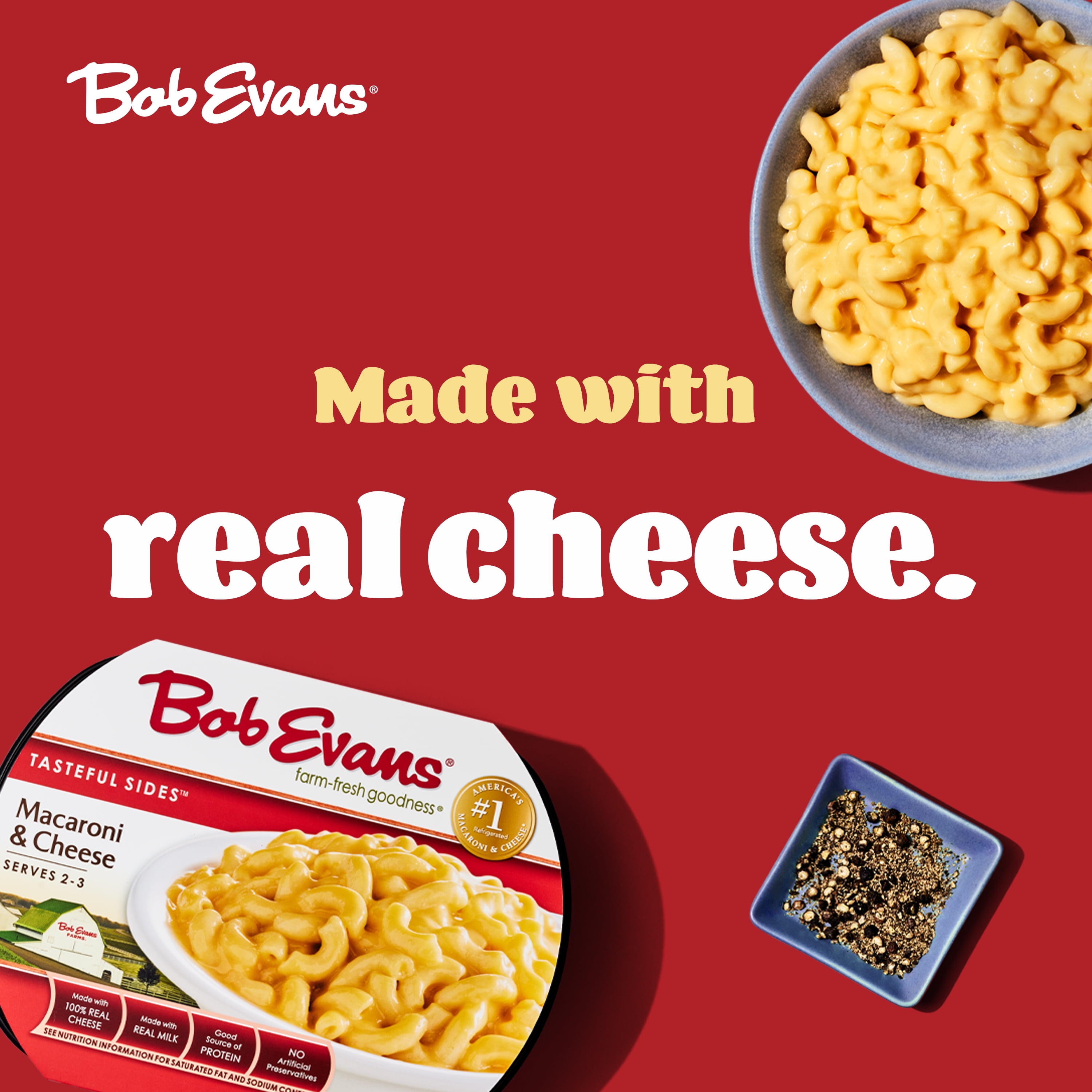 Bob Evans Macaroni & Cheese, 20 oz Tray