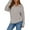 Light Gray, variant on WTOBBY Women's Solid Color Pullover Hoodie, Fashion Long Sleeve Casual Top, Cozy Streetwear Sweatshirt with Ribbed Hem and Cuffs for Comfort Fit,Army Green L