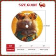 thumbnail image 2 of Sikiie Hawaiian Style Guinea Pig Nativity Christmas Tree Skirt, Jesus Christian Winter Holiday Tree Mat Decoration(30-48IN)30", 2 of 6