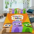 thumbnail image 2 of Babyfirst Equipo de Colores Conjunto de sábanas temático, trío de piezas, cómodo y amigable con la piel, diseño único, regalo de decoración para el hogar para familiares, amigos y fans, 90 cm * 190 cm, 2 of 6