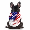 thumbnail image 5 of Dog Sports Shirt - Lightweight Pet Apparel, Breathable Dog T-Shirt with American Flag Print, Comfortable Dog Clothes for Small Medium Large Dogs, White XL, 5 of 6