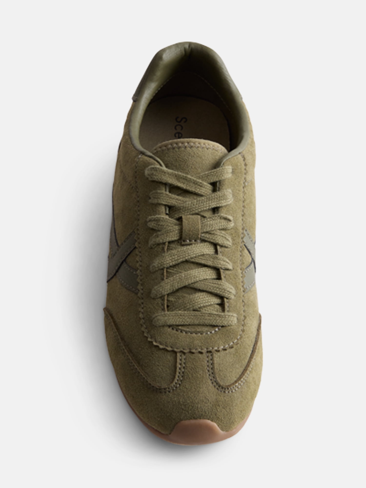 Scenario Women's Lace Up Low Profile Sneakers