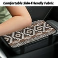 thumbnail image 3 of Yuyamidu Southwest Aztec Arm Rest Cover Car Center Console Cover for Sedan Van SUV Gemoetric Automotive Arm Rest Cushion Pad Protector Vehicle Decor Accessories, 3 of 7