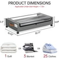 thumbnail image 7 of LazySpin Under Bed Storage Container Bins with Wheels, 2 Pack, 7 of 7
