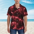 thumbnail image 4 of Goofa Red Line Hawaiian Shirt for Men, Unisex Summer Beach Casual Short Sleeve Button Down Shirts,Aloha Tropical Floral print shirt-3X-Large, 4 of 9