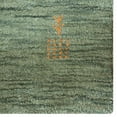 thumbnail image 5 of Rugsotic Carpets Handmade Rugs Hand Knotted Loom Rectangle 6'x9' Green Wool for Indoor Use, 5 of 5