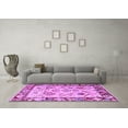 thumbnail image 3 of Ahgly Company Indoor Rectangle Abstract Purple Modern Area Rugs, 7' x 10', 3 of 4