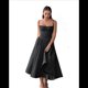 thumbnail image 3 of Vestido de Verano 2025 para Mujer, Estilo Bohemio, con Tirantes Finos y Corte Entallado, para Playa. Negro L, 3 of 8