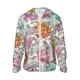 thumbnail image 1 of Fotbe Skull and Flowers Chaqueta con Protección Solar UPF 50+ para Hombre y Mujer, Camisa con Capucha y Bolsillos-Small, 1 of 7