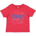 thumbnail image 3 of Inktastic 4th of July Stars Stripes and Sass Blue and Red Stars Girls Baby T-Shirt, 3 of 5