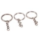 thumbnail image 5 of Juego de 100 Llaveros de Metal Plateado Duraderos ANGGREK para Accesorios de Llavero DIY, 5 of 8