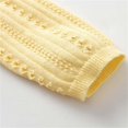 thumbnail image 4 of JOANKDMI Little Girls Pointelle Cardigan Sweaters Scalloped Trim Long Sleeve Button Up Knit Outerwear Coat Lightweight Casual Fall Spring Tops for Dress Wedding School Uniform, 4 of 6