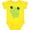 Yellow, variant on Inktastic Cute Frog, Little Frog, Baby Frog, Green Frog Boys or Girls Baby Bodysuit