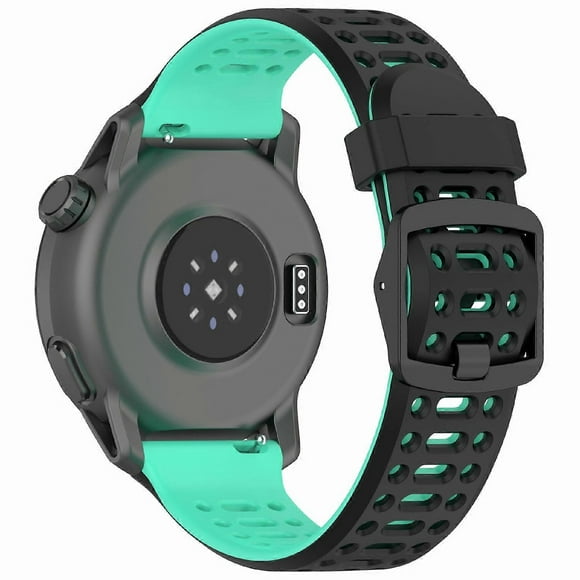 For Coros Pace 2/Apex 2/Apex 42mm Silicone Watch Band Dual Color 20mm Watch Strap