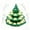 Green&4 Clip, variant on Christmas Tree Deviled Egg Holder, 2026 New 4 Tier PC Deviled Egg Platter, Reusable 24 Holes Christmas Tree Shaped Holiday Serving Egg Tray, Stackable & Detachable Egg Plate Gift (Green)