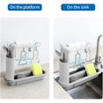 thumbnail image 3 of Sink Sponge Holder Kitchen Sink Organizer Multifunctional Sink Rack Extendable Sink Rack Kitchen Sink Storage Kitchen Sink Towels Kitchen, 3 of 4