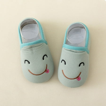 

Cathalem And 1 Boys Boys Girls Socks Shoes Toddler WarmThe Floor Socks Non Slip Prewalker Shoes Toddle Shoes Girls Green 6