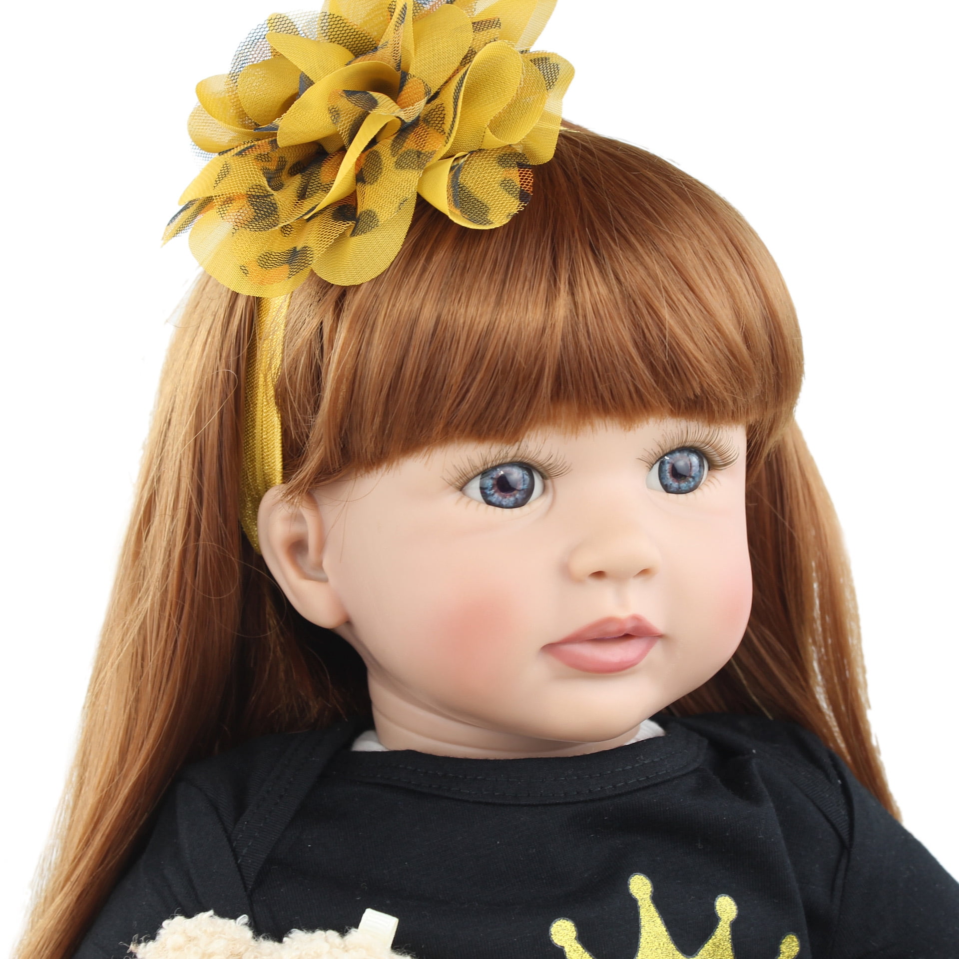 Reborn Baby Dolls 24 Inch Lifelike Cute Soft Body Poseable Limbs Realistic Newborn Baby Dolls With Doll Accessories And Gift Box for 3+ Year Old Kids