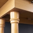 thumbnail image 5 of SEI Furniture Edenderry Traditional Wood Dining Table in Natural Finish, 5 of 8