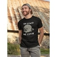 thumbnail image 2 of Oh Lawd He Comin, Raccoon T-Shirt Men -Smartprints Designs, Male Medium, 2 of 4