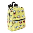 thumbnail image 3 of Nickelodeon SpongeBob Square Pants Yellow Faces Printed Backpack, 3 of 4