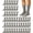 Mens - Usa Gray Crew, variant on SOCKS'NBULK 60 Pairs Wholesale Bulk Sport Cotton Mens Crew, Ankle, Tube Socks, Size 10-13 (Mens White Crew Gray Heel Toe)