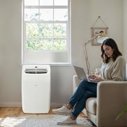 LG New 10,200 BTU 450 Sq Ft Smart Wi-Fi Enabled Portable Air Conditioner with Dehumidifier Function and 12,000 BTU Supplemental Heat, White
