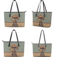 thumbnail image 3 of TSOVTHRID Dachshund Dog Cowboy Print Handbag and Wallet Top Handle Purse with PU Matching Wallet, Tote Shoulder Bag Top Handle Bag Satchel Handbag for Women Shopping Working, 3 of 7
