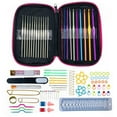 thumbnail image 2 of Colorful 100pcs Crochet Hooks Set With Crochet Bag, Aluminum Oxide , Easy To Use, Ideal Gift, Portable For Traveling Or Knitting, 2 of 8