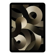 Restored 2022 Apple 10.9-inch iPad Air Wi-Fi 64GB - Starlight (5th Generation)
