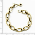 thumbnail image 2 of Leslie's Real 14kt Yellow Gold Polished Link Chain Bracelet; 7.25 inch; Lobster (Fancy) Clasp; for Adults and Teens; for Women and Men, 2 of 2