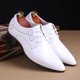 thumbnail image 1 of Zapatos de hombre de cuero brillante, zapatos de moda con cordones en punta, zapatos de moda, 1 of 6