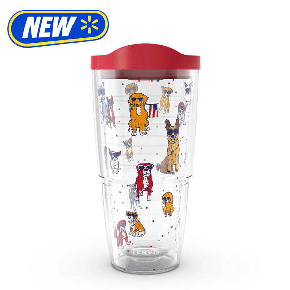 Tervis Patriots Best Friend Double Walled Insulated Tumbler Travel Cup Keeps Drinks Cold & Hot, 24OZ