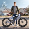 thumbnail image 6 of Wooken 4.0" Fat Tire 20" Electric Bike for adults, Peak 750W E-Mountain bike, 48V 499WH Removable Battery, Up to 45 Miles Electric Bicycle, Off Road E-Bike,SGS Certified to UL 2849, 6 of 7