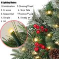 thumbnail image 4 of Faux Holiday Planter Filler with LED Christmas Planter Decor, Outdoor Christmas with Lights, Pre-Lit Planter with 8 Light Modes, 4 of 7