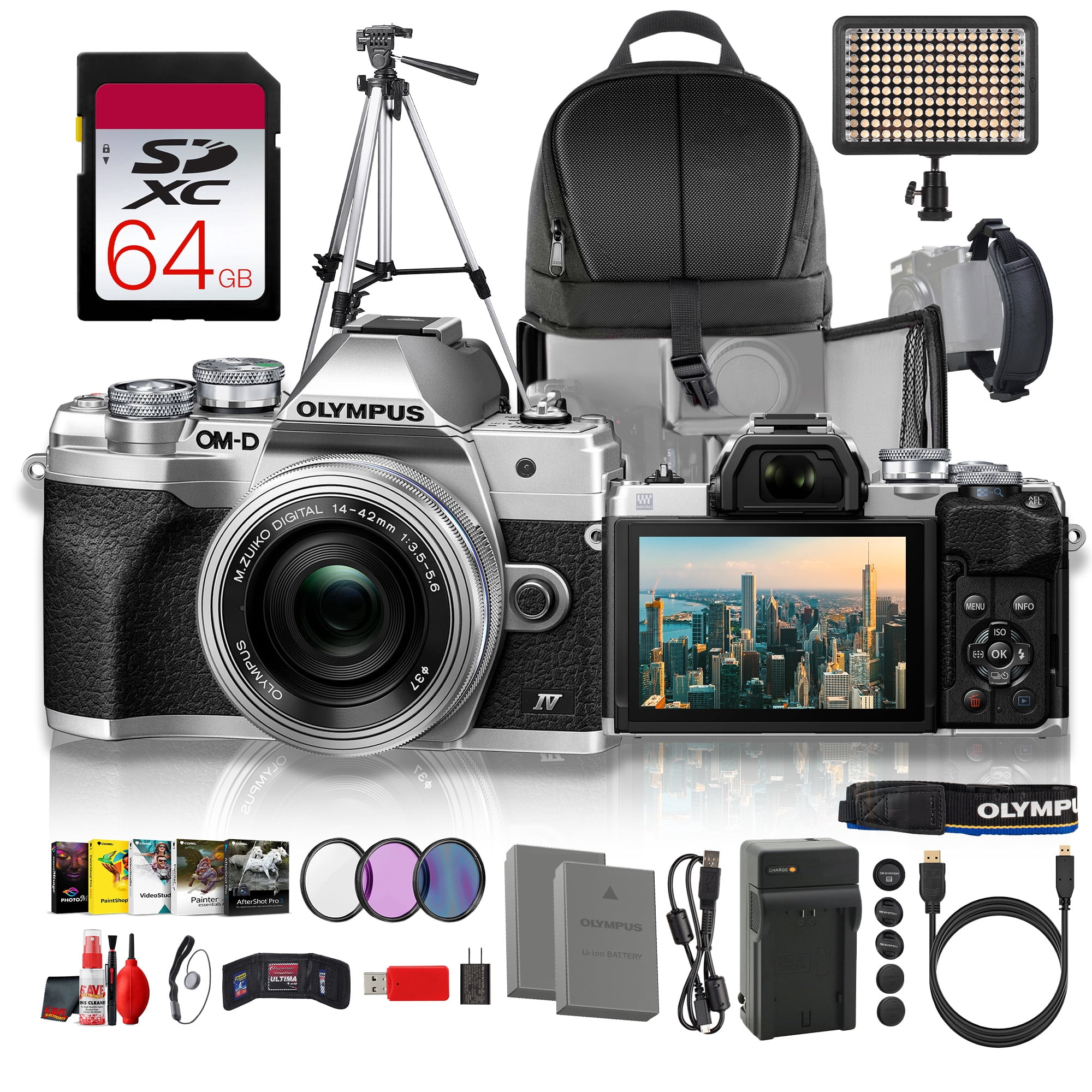 Olympus OM-D E-M10 Mark IV 20.3MP Digital Video Mirrorless Camera